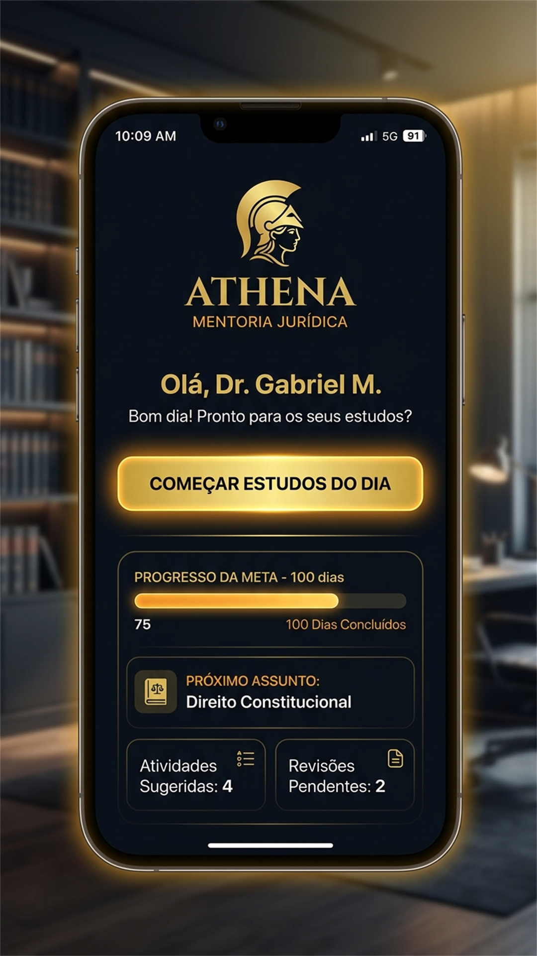 Tela Inicial ATHENA