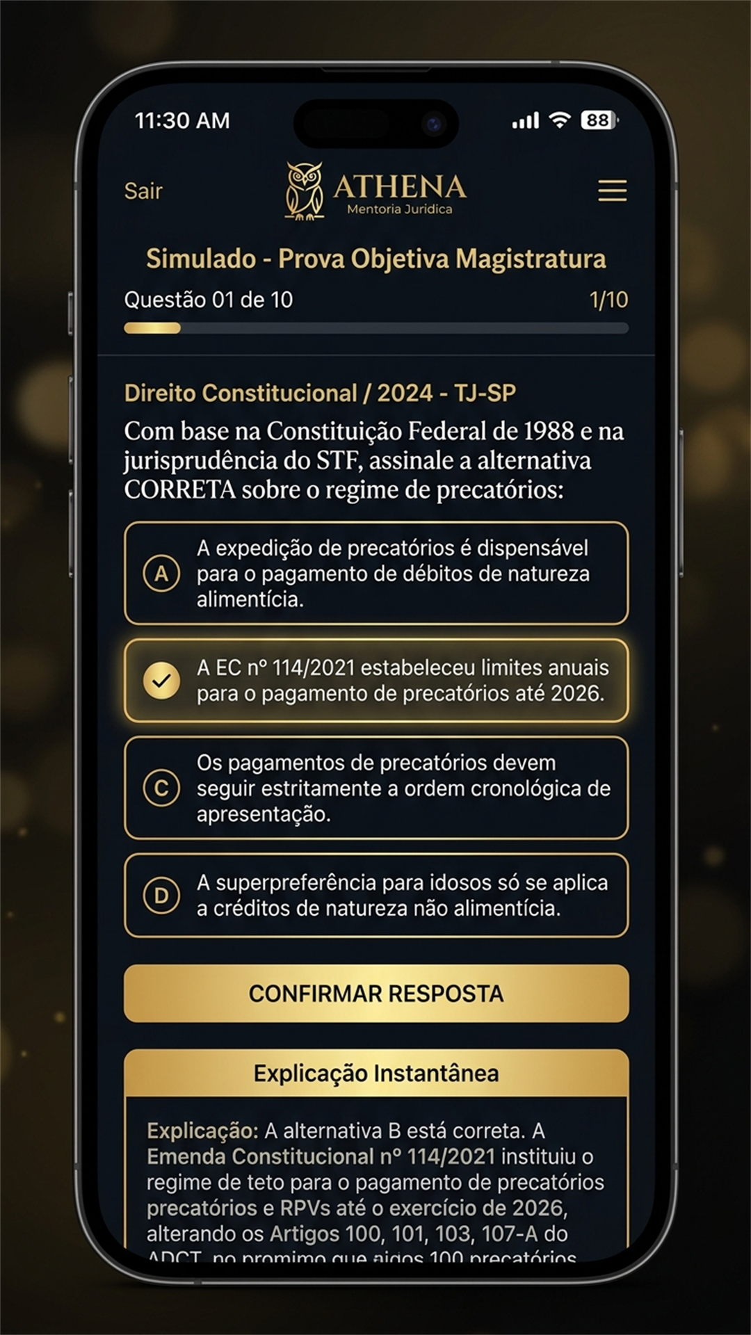 Simulado Comentado